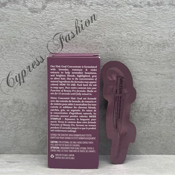 💫 $3 Three Function of Beauty Pro The Blonde Hero Brass Taming Hair Concentrates - Picture 4 of 6